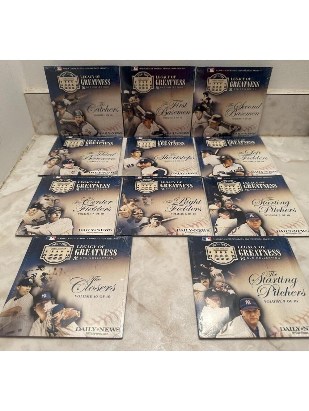 New York Yankees LEGACY OF GREATNESS Limited Editon Complete DVD Set SEALED